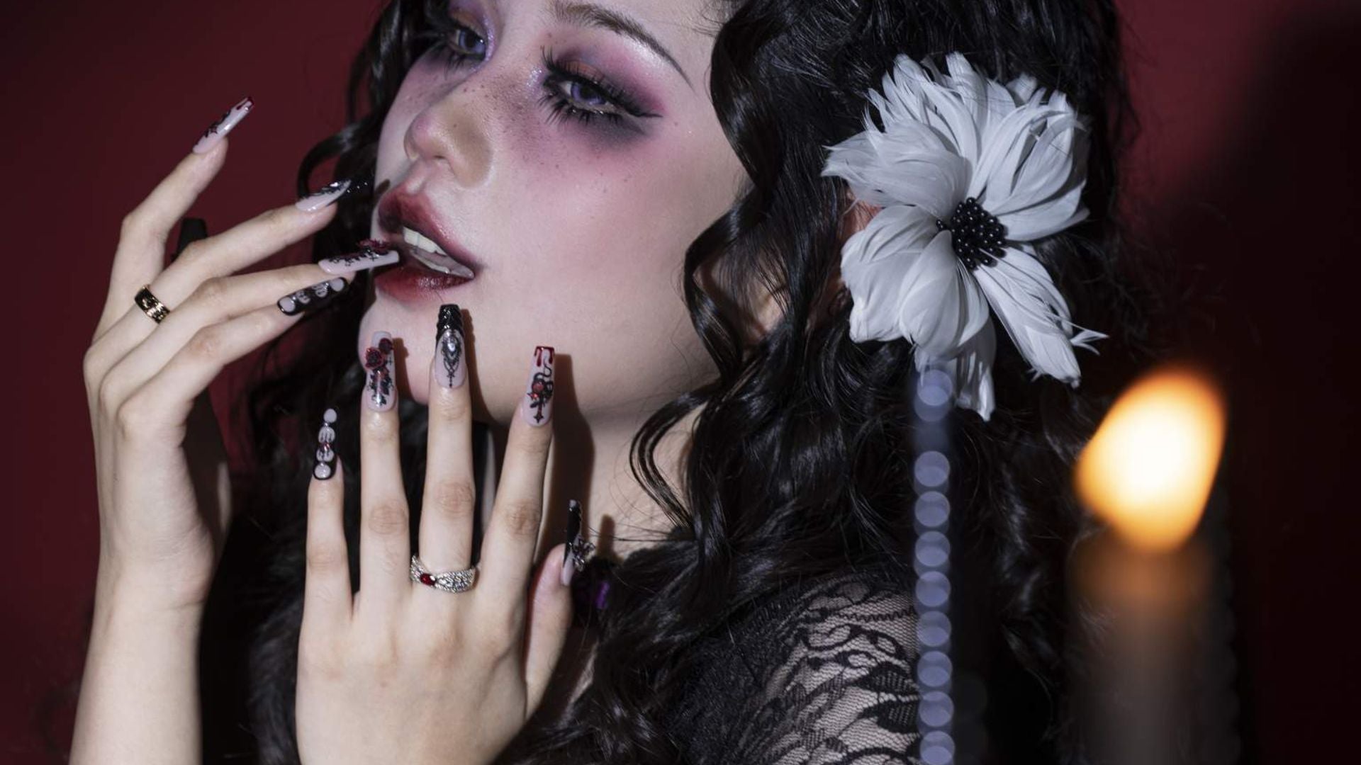 Unveil Your Dark Side Spooky Halloween Nails by Ersa Nails