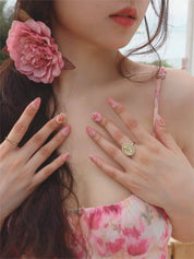 Beachside Fizz - Ersa Nails Nude Pink PressOnNails