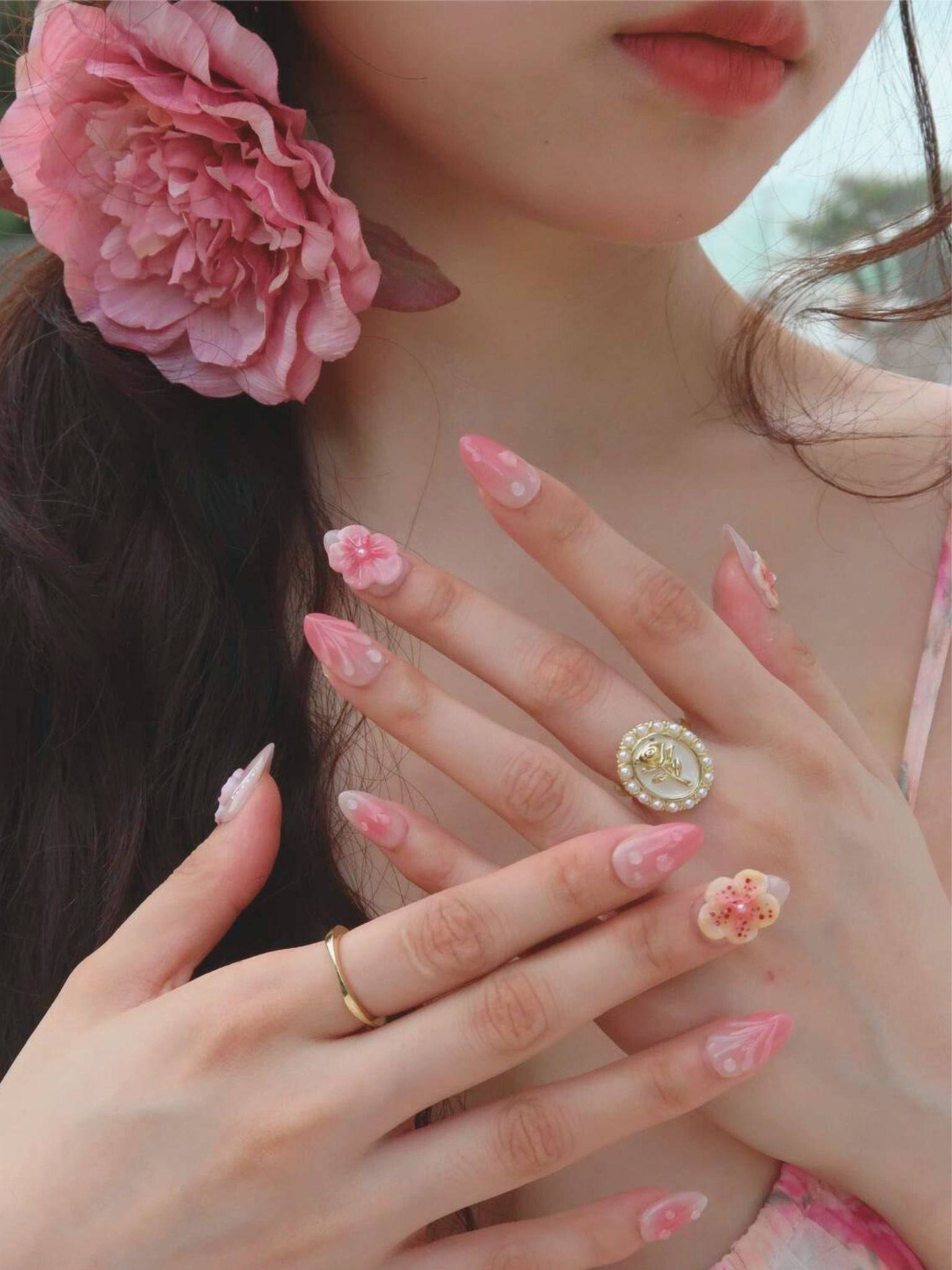 Beachside Fizz - Ersa Nails Nude Pink PressOnNails