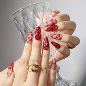 A Kiss to Remember - Ersa Nails Red PressOnNails