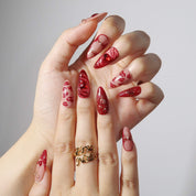 A Kiss to Remember - Ersa Nails Red PressOnNails