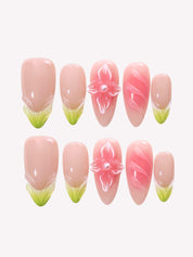 Amore Infinito - Ersa Nails Pink Jade PressOnNails