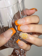 Bay Breeze - Ersa Nails Nude Orange PressOnNails