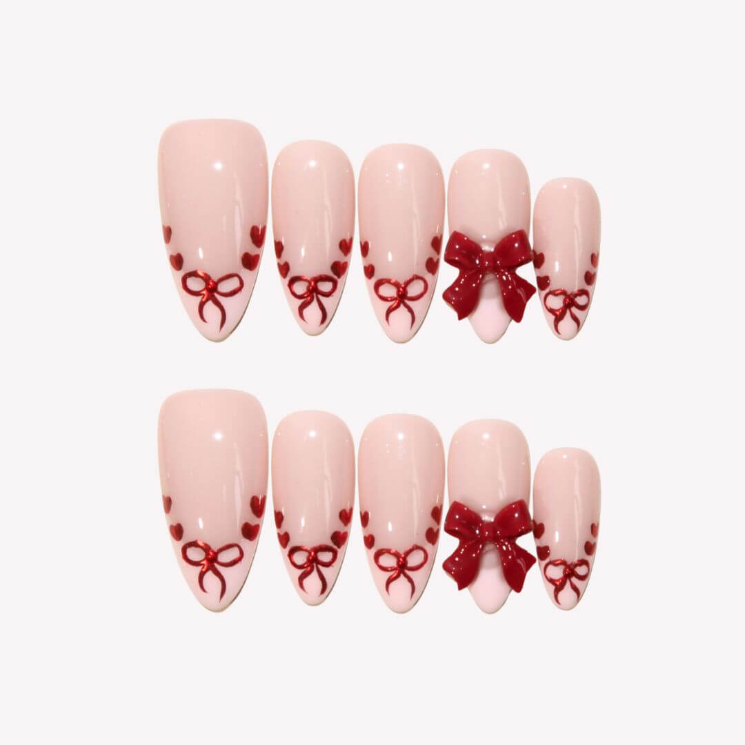 Be Loved - Ersa Nails Nude Red PressOnNails