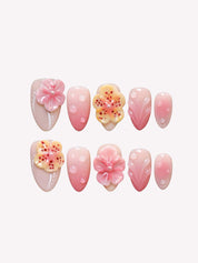 Beachside Fizz - Ersa Nails Nude Pink PressOnNails