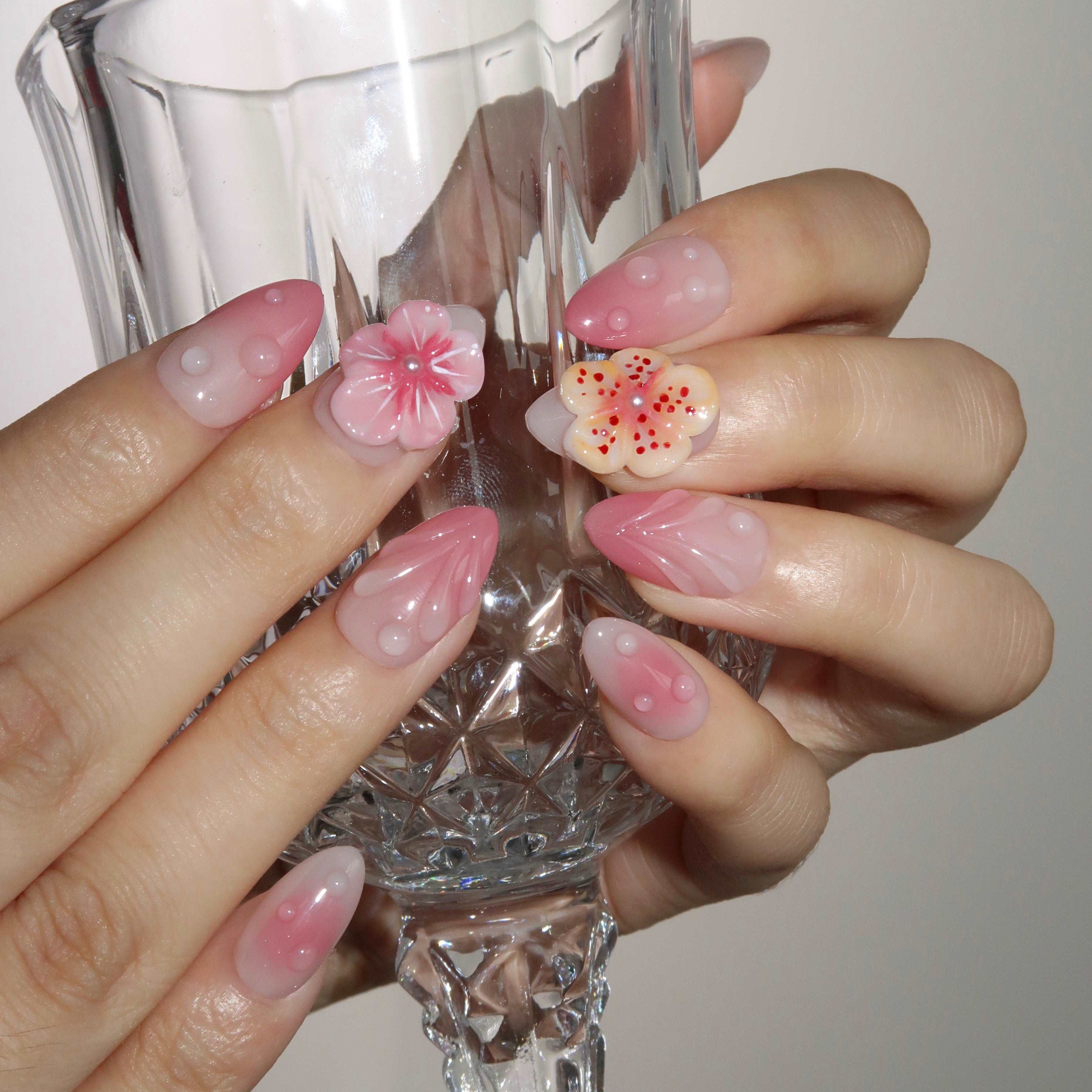 Beachside Fizz - Ersa Nails Nude Pink PressOnNails