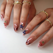 Berry Cherry - Ersa Nails Nude Pink Red PressOnNails