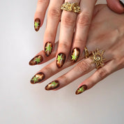 Better Days - Ersa Nails Jade Brown PressOnNails