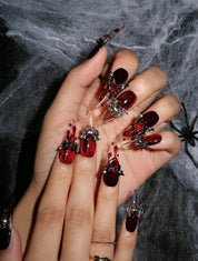 Bleeding Heart - Ersa Nails Red PressOnNails