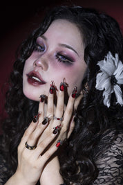 Bleeding Heart - Ersa Nails Red PressOnNails