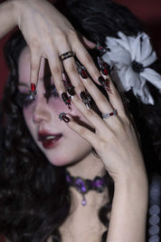 Bleeding Heart - Ersa Nails Red PressOnNails