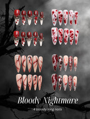 Bloody Nightmare - ErsaNails PressOnNails