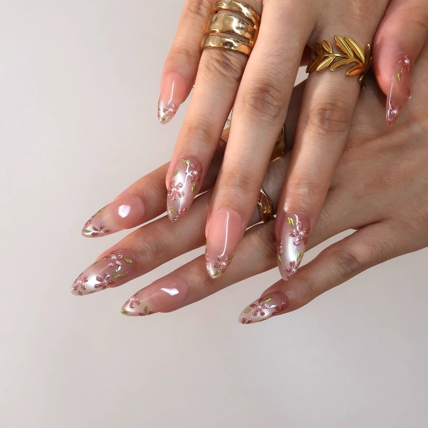Blooming - Ersa Nails Nude Pink PressOnNails