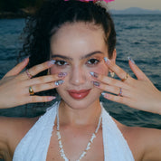 Born to Roam - Ersa Nails Black White PressOnNails