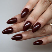 Burgundy- Ersa Nails Red PressOnNails