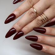 Burgundy- Ersa Nails Red PressOnNails