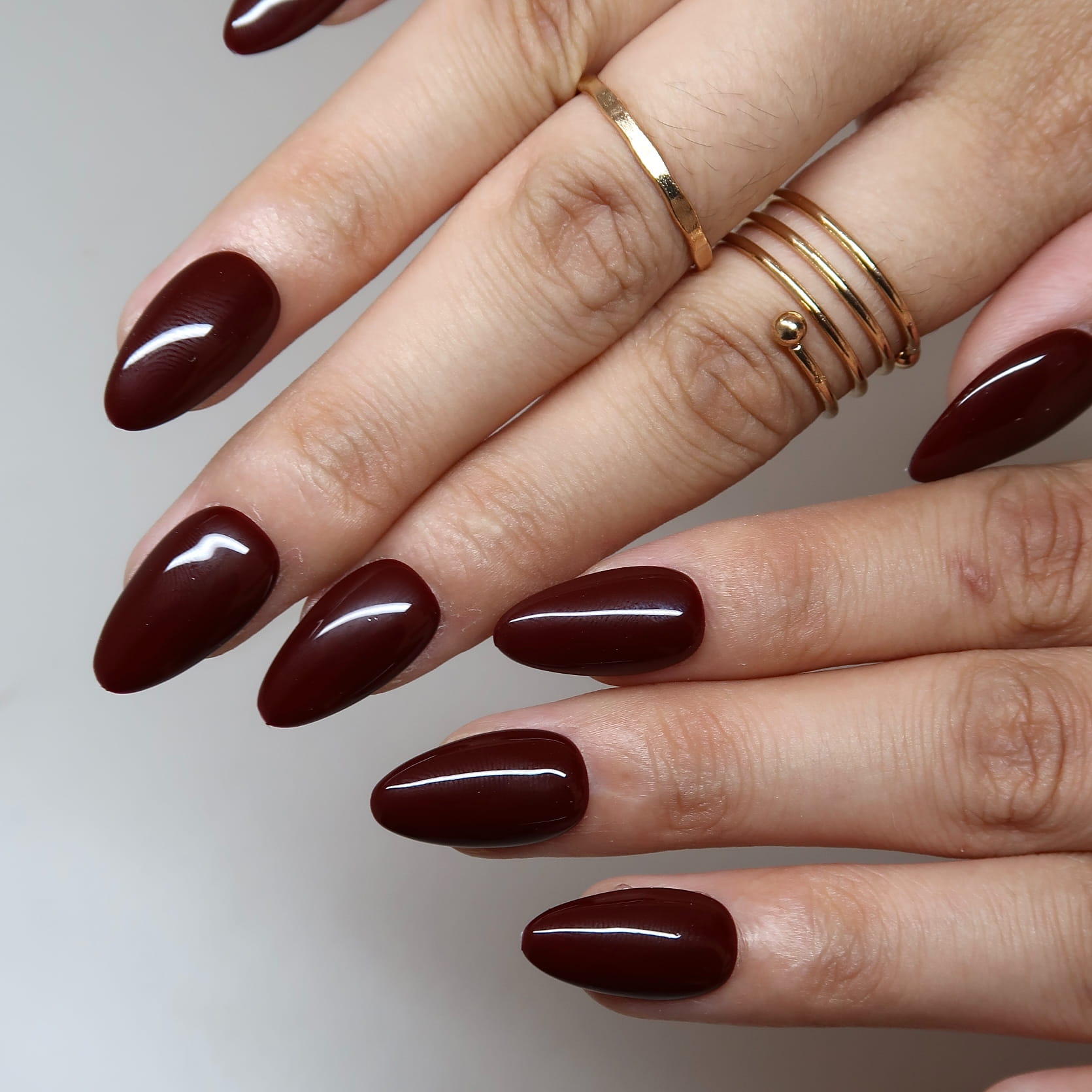 Burgundy- Ersa Nails Red PressOnNails