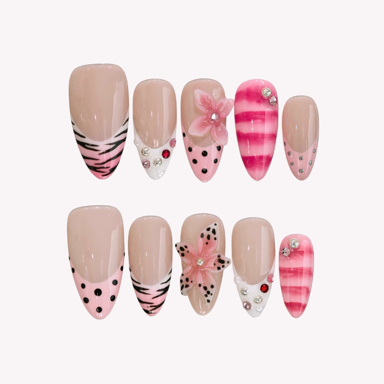 Candy Kiss - Ersa Nails Nude Pink PressOnNails