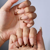 Caramel - Ersa Nails Nude Brown PressOnNails