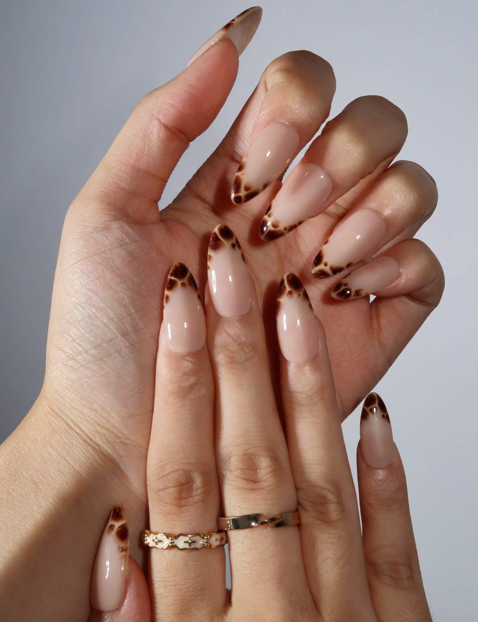 Caramel - Ersa Nails Nude Brown PressOnNails