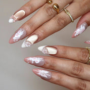 Chérie - Ersa Nails Pink White PressOnNails