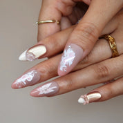 Chérie - Ersa Nails Pink White PressOnNails