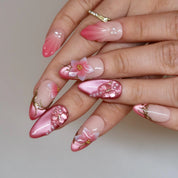 Cherry Blossom - Ersa Nails Nude Pink PressOnNails