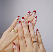 Cherry on Top - Ersa Nails Nude Red PressOnNails