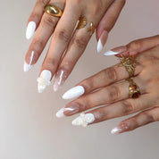 Clean & Soft - Ersa Nails Nude White PressOnNails