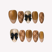 Coffee Break- Ersa Nails Brown PressOnNails