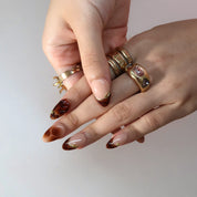 Cozy Up - Ersa Nails Nude Brown PressOnNails