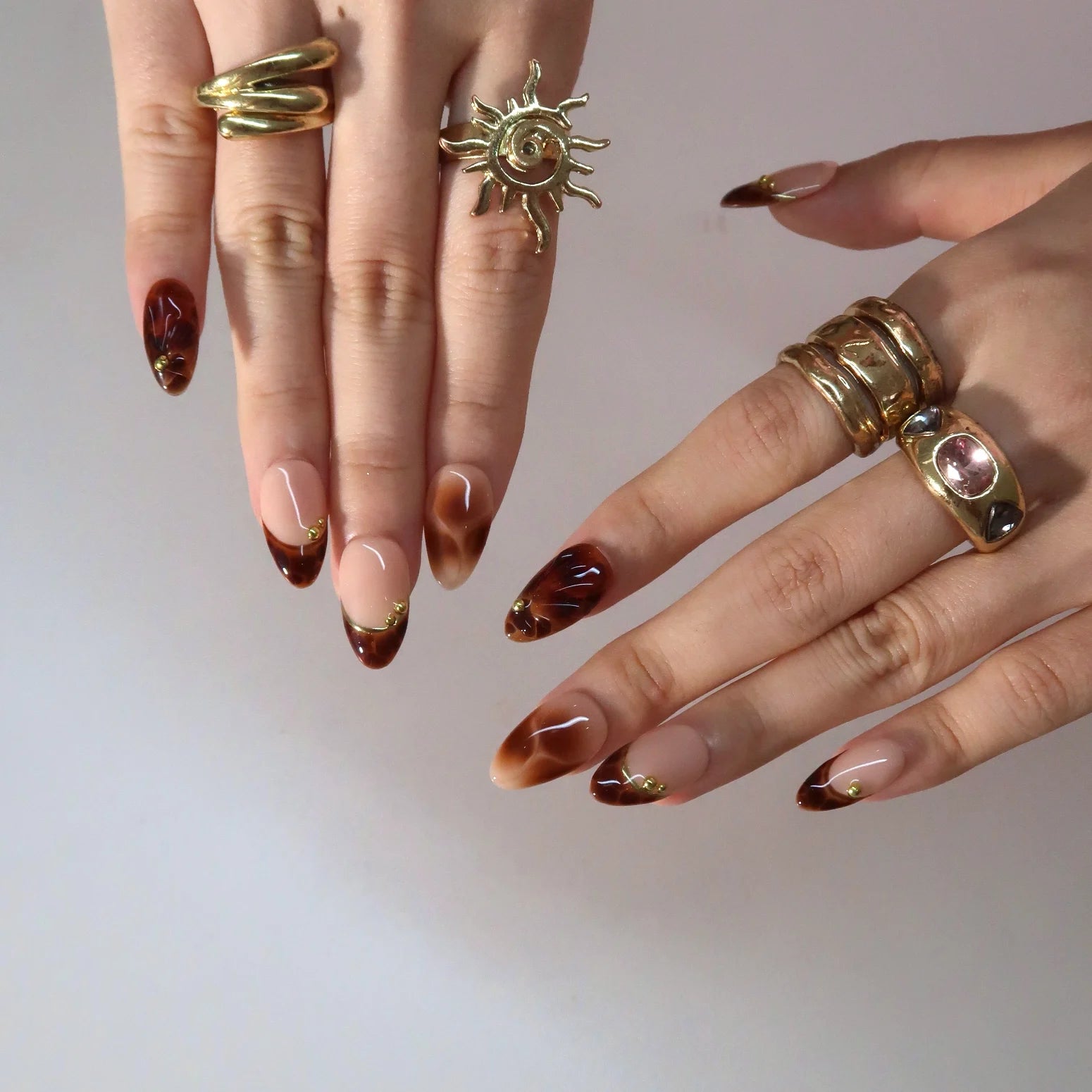 Cozy Up - Ersa Nails Nude Brown PressOnNails
