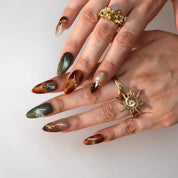 Crispy Air - Ersa Nails Jade Brown PressOnNails