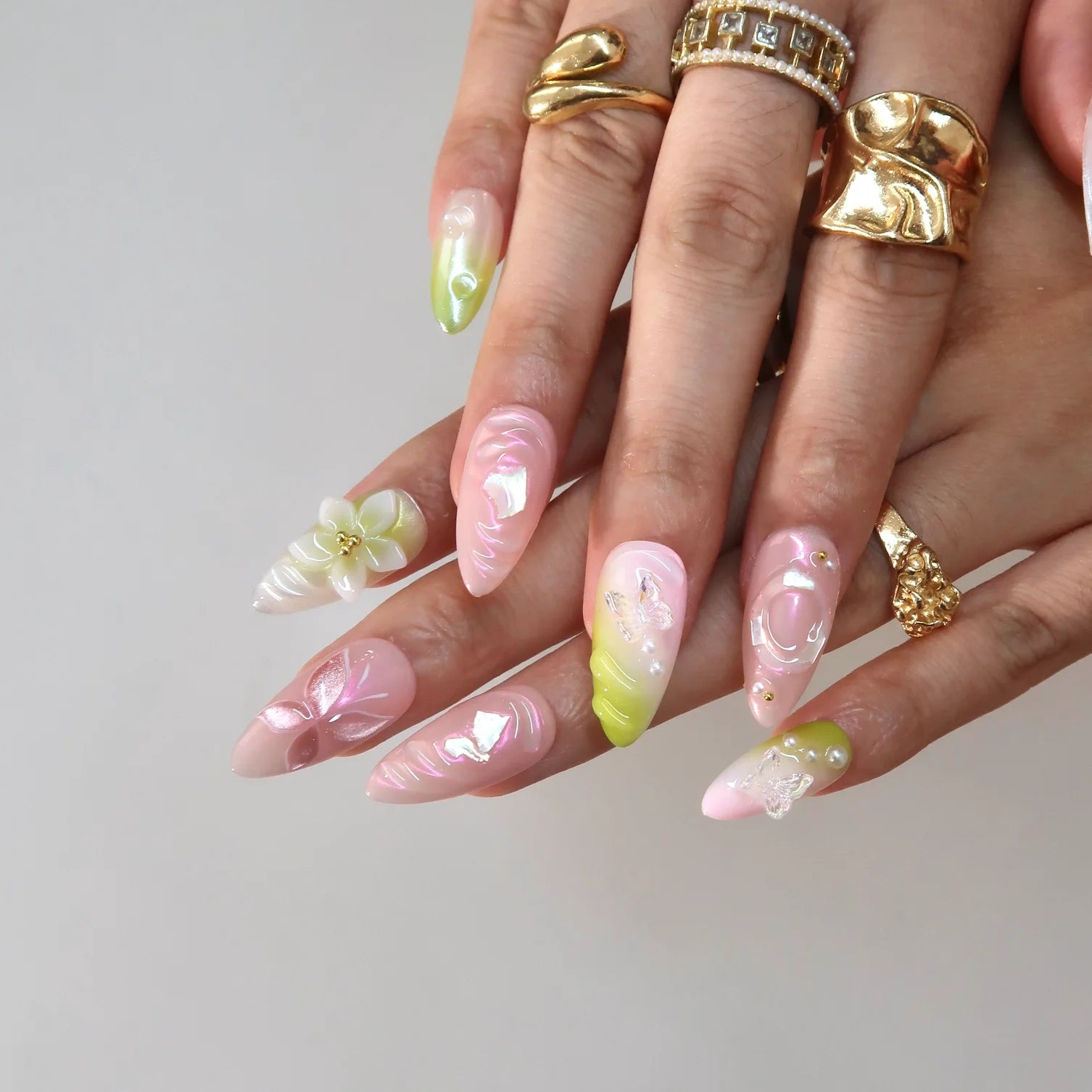 Daydreaming - Ersa Nails Jade Pink PressOnNails