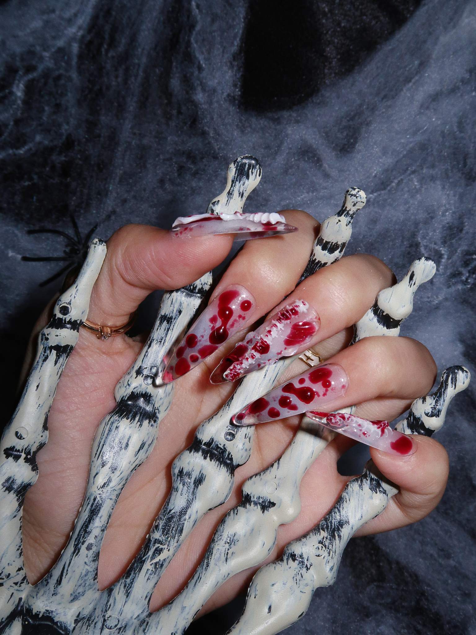 Death of Mermaids - Ersa Nails Red PressOnNails