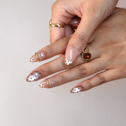 Easy Charm - Ersa Nails Nude Gold PressOnNails
