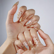 Eldorado - Ersa Nails Gold Nude PressOnNails