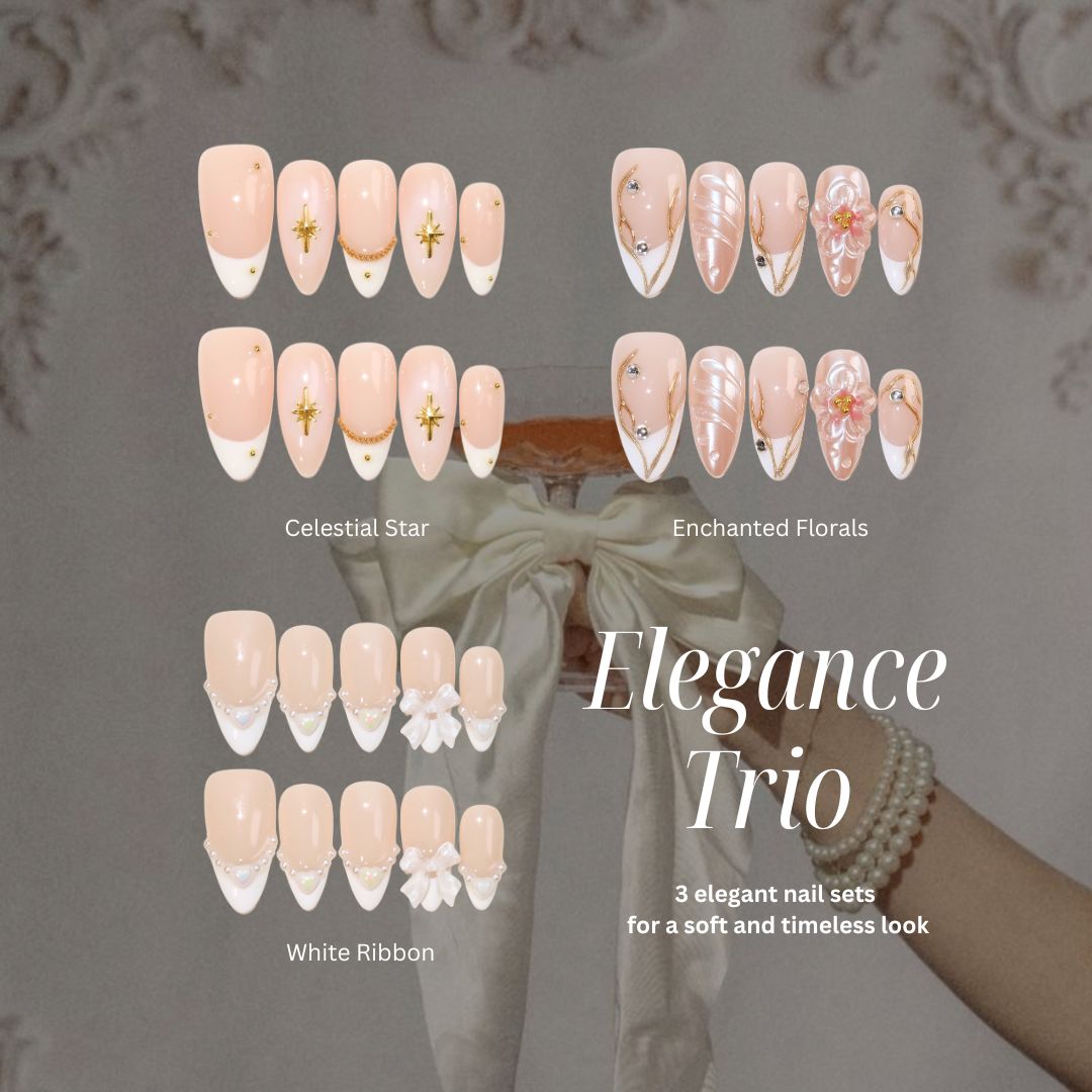 Elegance Trio - ErsaNails PressOnNails Bundle