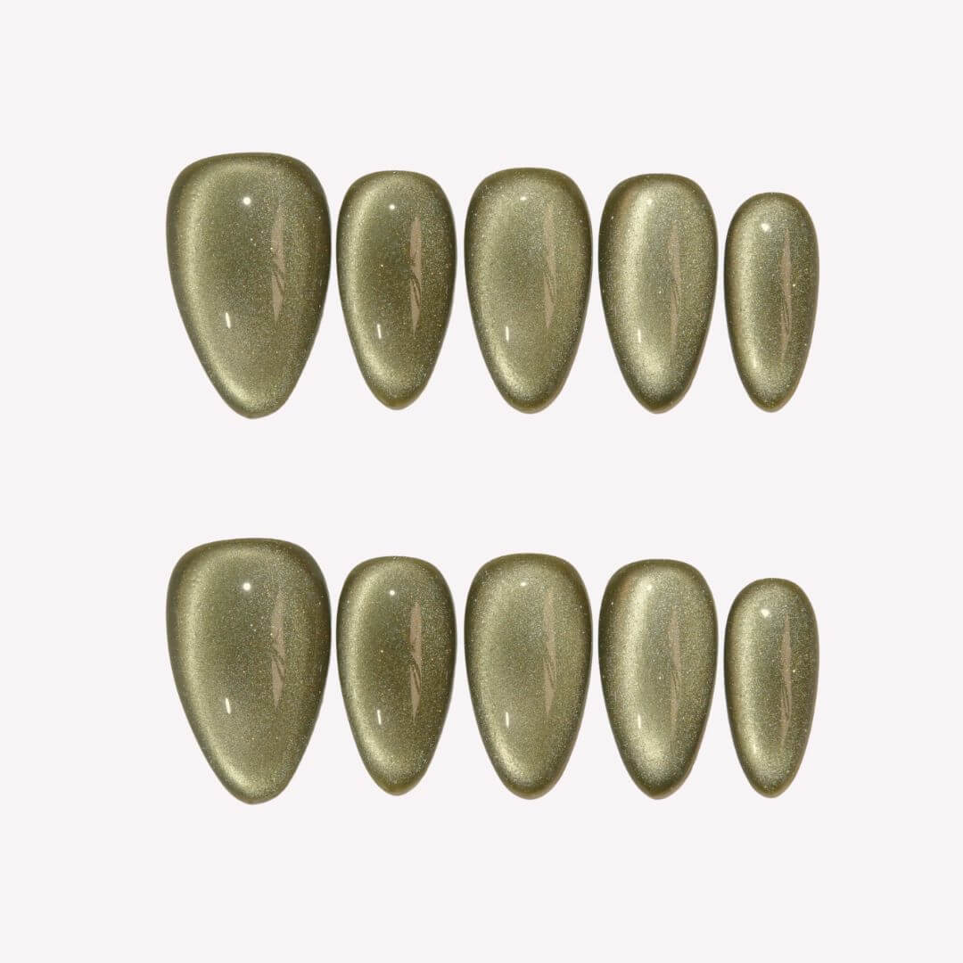 Ersa C04 - Peridot - Ersa Nails Jade  PressOnNails