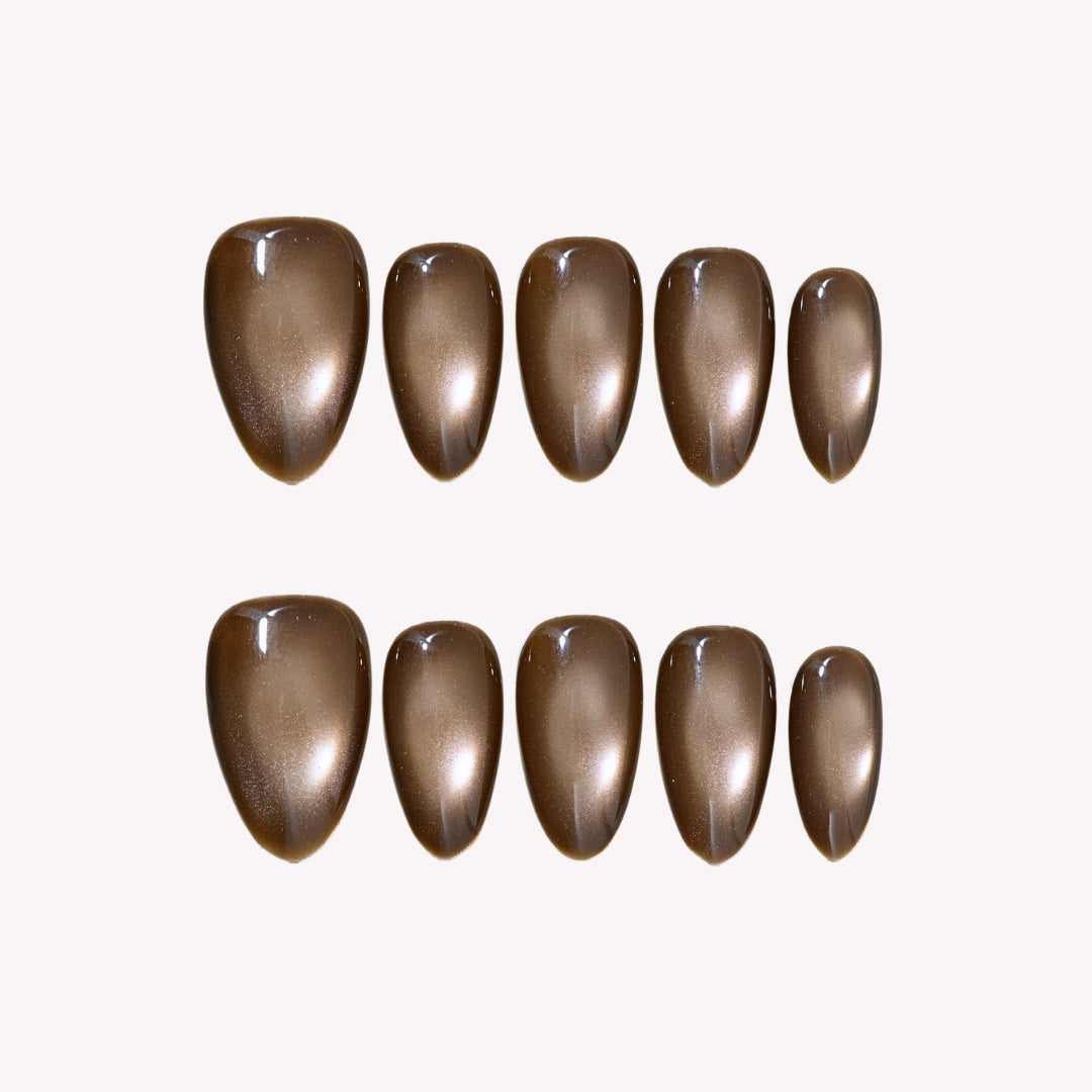 Ersa C19 - Cocoa - Ersa Nails Black PressOnNails