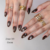 Ersa C19 - Cocoa - Ersa Nails Black PressOnNails