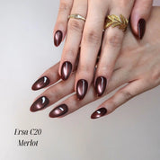Ersa C20 - Merlot - Ersa Nails Brown PressOnNails
