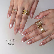 Ersa C21 - Blush - Ersa Nails Pink PressOnNails