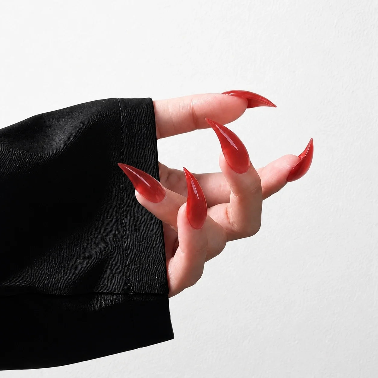 Ersa Cat Claw Series - Scarlet - Ersa Nails Red PressOnNails