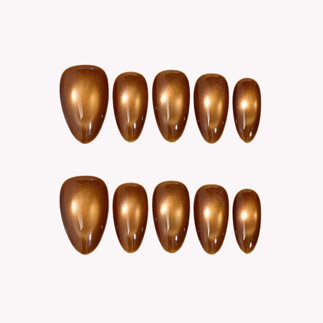 Ersa C17 - Amber - Ersa Nails Orange PressOnNails