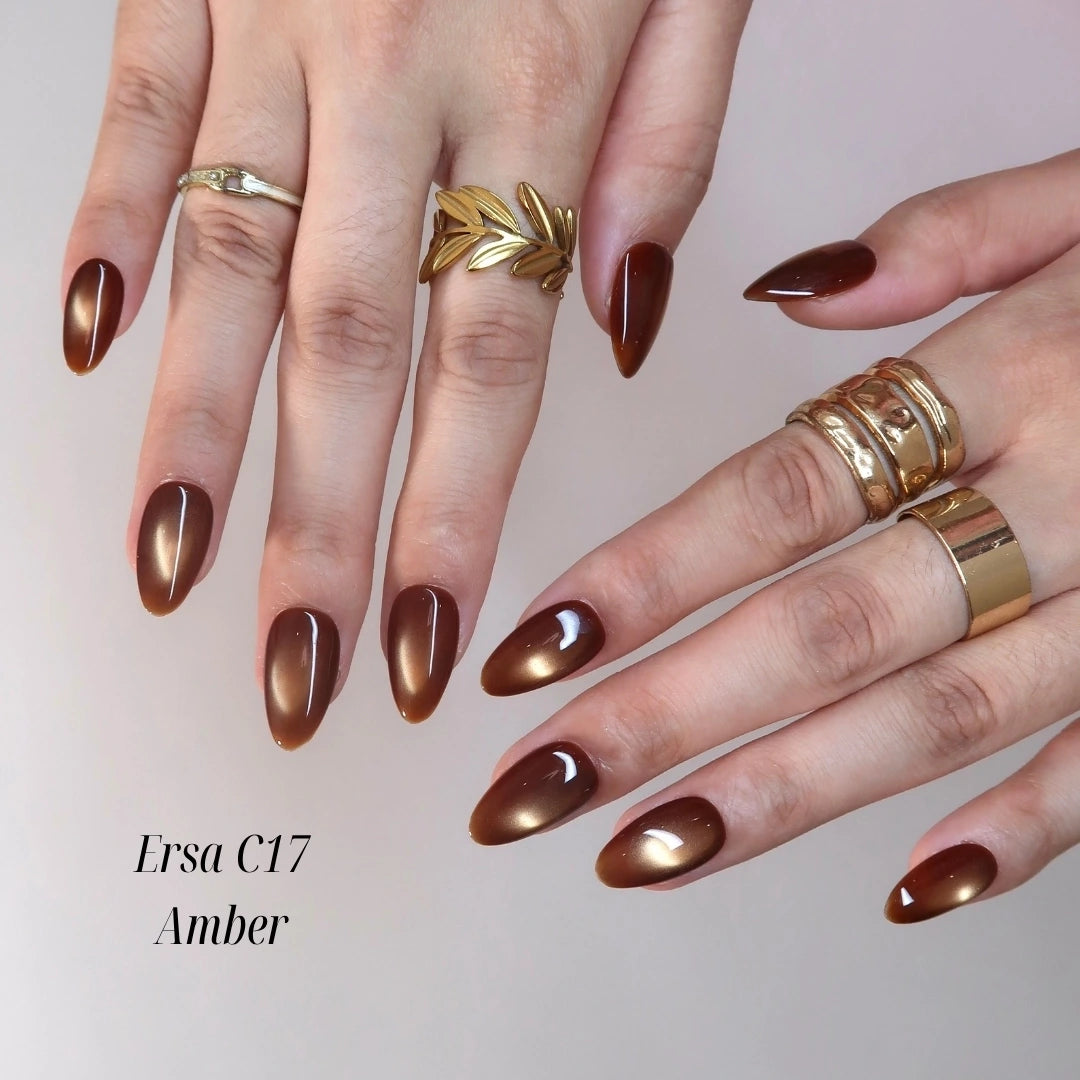 Ersa C17 - Amber - Ersa Nails Orange PressOnNails