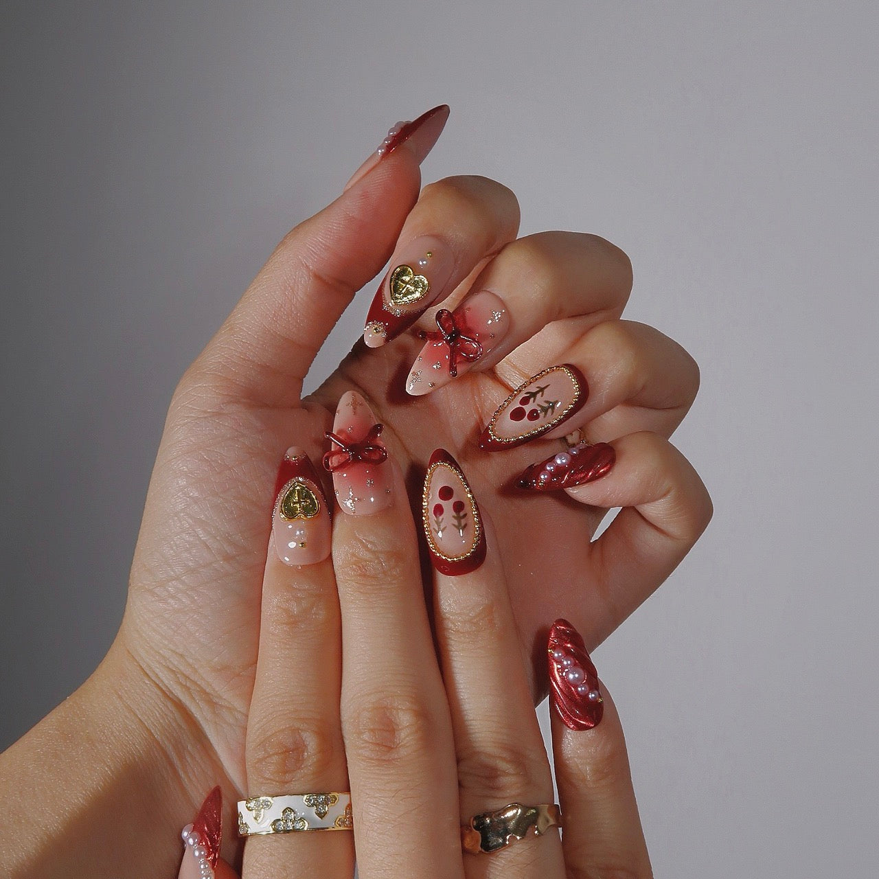 Eternal Eve - Ersa Nails Nude Red PressOnNails