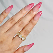 Eternal Flame - Ersa Nails Pink Nude Med Almond PressOnNails