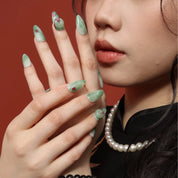 Ethereality- Ersa Nails GREEN PressOnNails