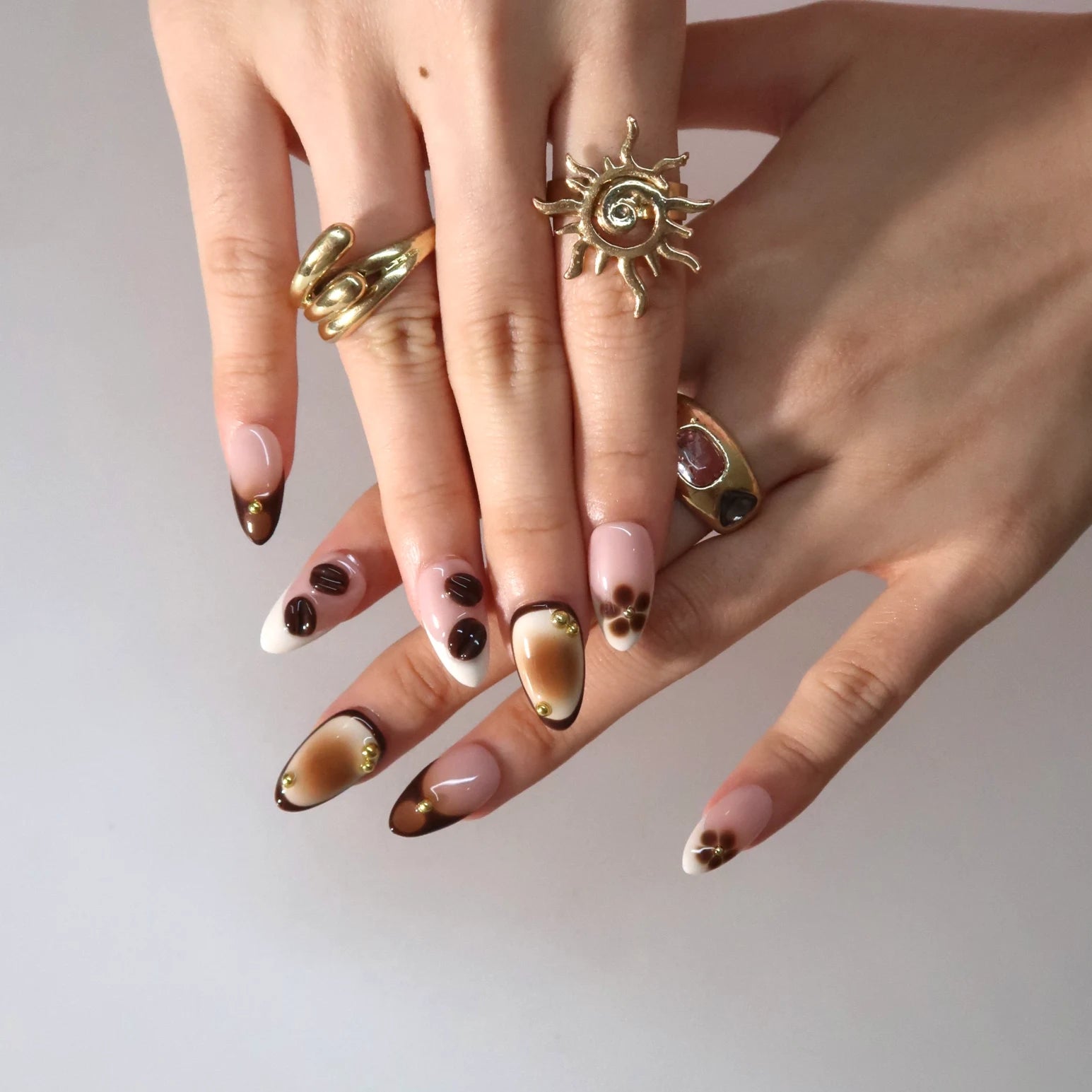 Expresso Martini - Ersa Nails Nude Brown PressOnNails